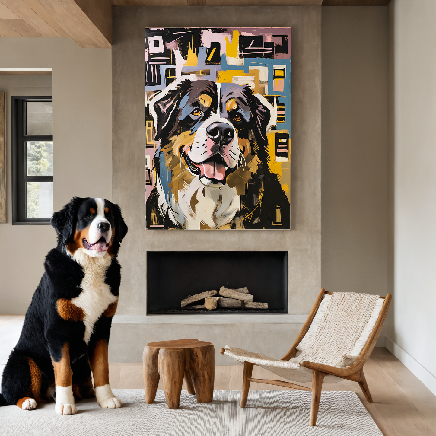 Basquiat Style - Custom Pet Portrait